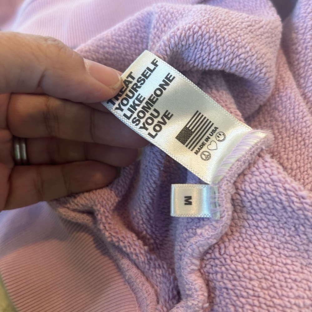 Madhappy Lavender Optimism Sweatshirt size M slight wear overall GUC - Picture 4 of 7